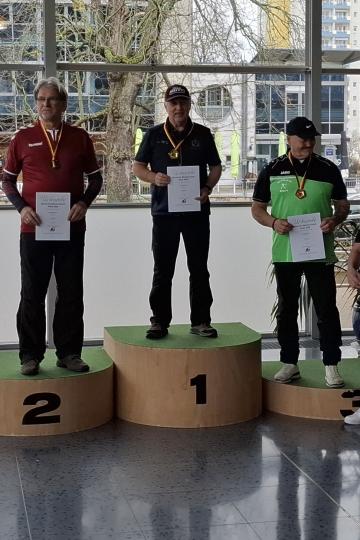 In Chemnitz durfte sich Rudi Schmieder über seine ersten Deutschen Meistertitel freuen.