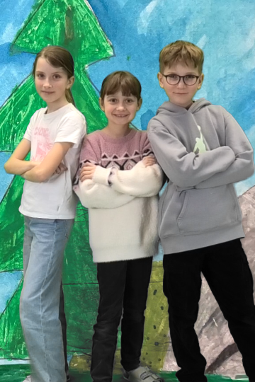 V.l.n.r.: Linda Weißgerber, Leni Stöcklein, Aaron Sengenberger