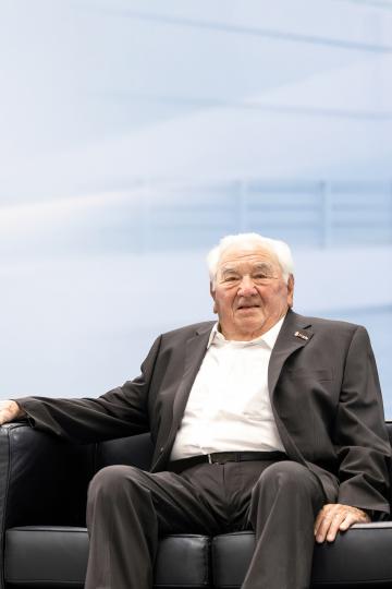 Zwei Generationen als Erfolgsmodell: Inhaberin Sonja Grenzebach und Unternehmensgründer Rudolf Grenzebach.