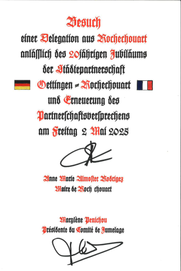 20 Jahre Städtepartnerschaft