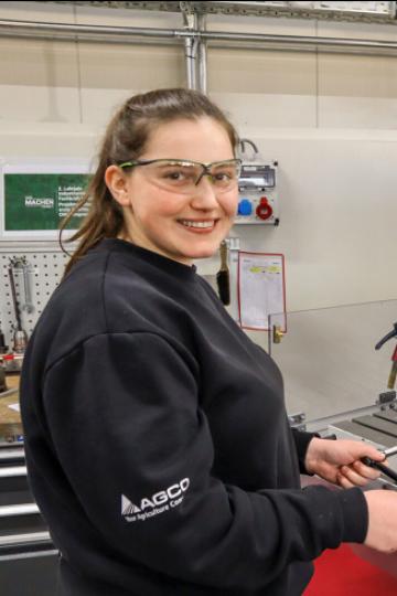 Allein in Asbach-Bäumenheim bildet Fendt Agco in sechs verschiedenen Bereichen aus.