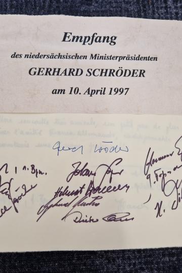 Gerhard Schröder Goldenes Buch