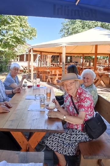 Im Sommer trifft sich die Selbsthilfegruppe in der Bäldleschwaige.