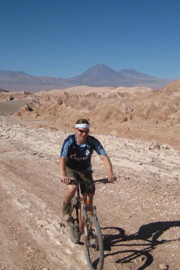 David Wittner in der Atacama Wüste