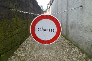 Hochwassersperrungen im Raum Donauwörth