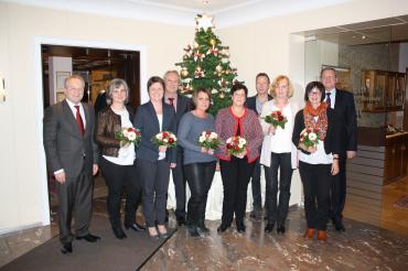 Ehrung bei den Sparkassen 2016