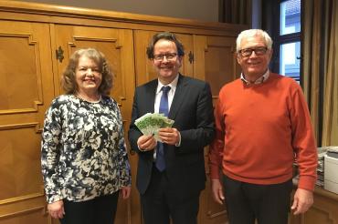 Spendenübergabe Gesangsverein Harmonie