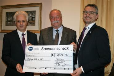 Spende SPN an Nördlinger Hilfe in Not 2017