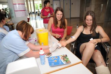 Tag der offenen Tür Berufsfachschule Gesundheits und Krankenpflege Donauwörth 2017