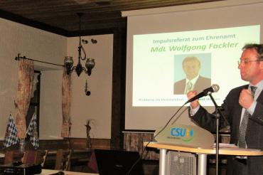 vortrag Mdl Fackler zum Ehrenamt 2017 2