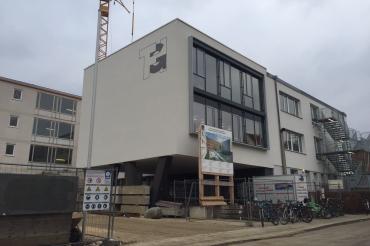 Baustelle am Theodor-Heuss-Gymnasium 