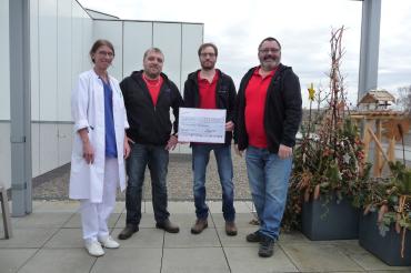 D+B Haustechnik Rudelstetten spendet für die Palliativstation