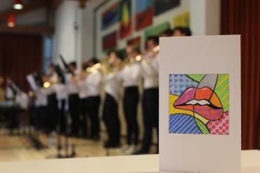 Einladung zum Konzertabend der THG-Bigband mit Kunstausstellung