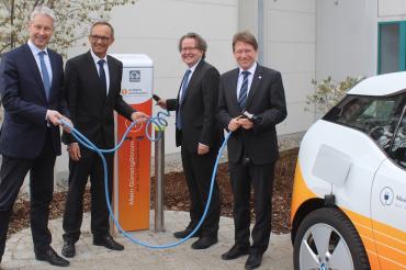 Einweihung Stromtankstelle