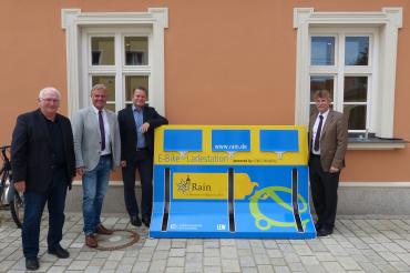 Foto Eröffnung E-Bike Ladestation