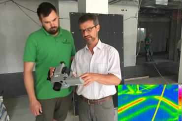 Thermografie am Bau