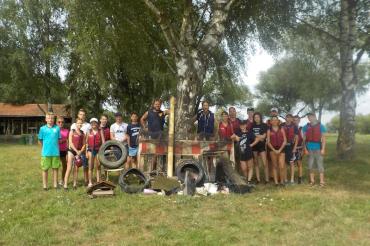 PM THG Müllsammeln bei der Kanutour 280717