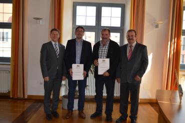 Verleihung Dankurkunden