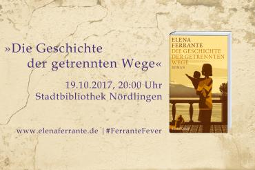 Ferrante Lesung Oktober
