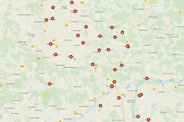 Weihnachtsmarkt karte