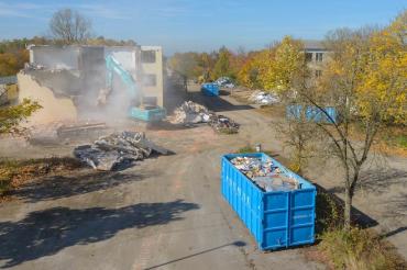 111417 Kasernenareal Abrissarbeiten im Zeitplan