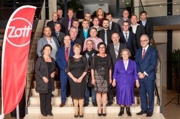 Die Jubilare mit 25 Jähriger Zugehörigkeit zu Zott