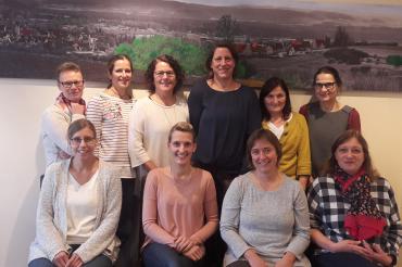 Das Bild zeigt den Qualitätszirkel der Hebammen.