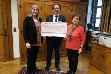 Gabriele Meier, Oberbürgermeister Armin Neudert, Marianne Dörpinghaus