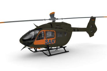 Auf dem Bild ist der Helicopter H145 von Airbus 