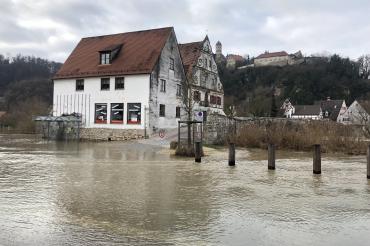 Hochwasser Harburg Grasstraße