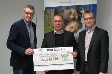 Das Bild zeigt Hermann Ruf, Günter Schwendner und Holger Ruf. 