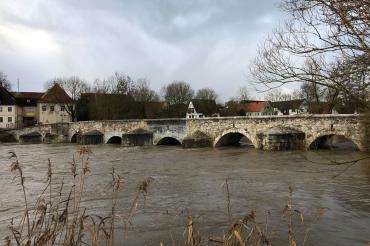 Hochwasser Ebermergen