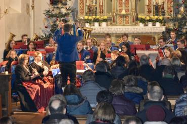 Das Bild zeigt die Musikkapelle Wörnitzstein. 