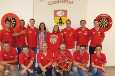 Firedarters mit Trikotsponsor Weißgerber-Gräf