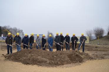 Spatenstich Hochbehäler Ederheim