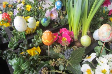 Stadt Oettingen _Osterbrunnen-Schmuck@Schramm