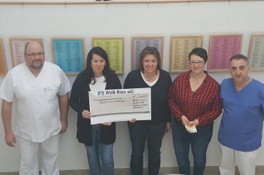 Spendenübergabe Palliativstation Bild