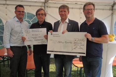 Familientag Fußballspiel Mondspritzer Foto Karl Uhl