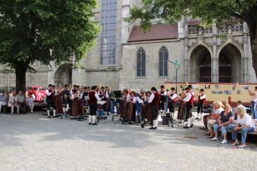 Musik auf dem Marktplatz