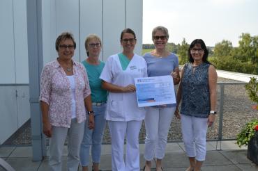 Spendenübergabe Palliativstation