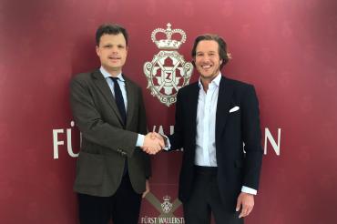 Dr. Christian Wippermann und Carl-Eugen Prinz zu Oettingen-Wallerstein