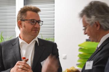 Hans-Joachim Meinert im Gespräch mit Richard Lang (BVMW Augsburg)