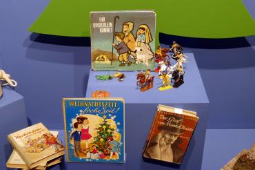 Hier sieht man bestimmte Bücher die beim Erzählnachmittag im Museum KulturLand verwendet werden.