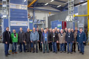 Die Landjugend zu Besuch bei GEDA. 