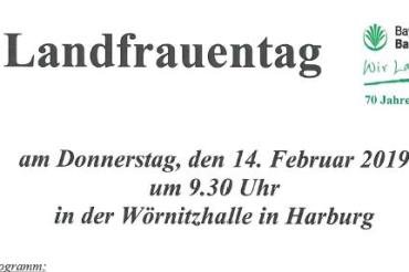 Flyer des Landfrauentag