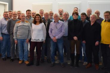 Die verabschiedeten Rentner 2018 der Firma JELD-WEN