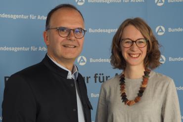 Das Bild zeigt Richard Paul und Eva Lettenbauer. 
