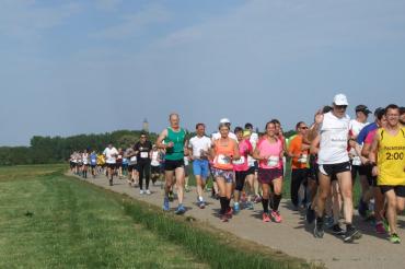 Bereits zum elften Mal richten der TV Bopfingen und der TSV Nördlingen den Pf-Ries Halbmarathon aus. (Archivbild 2018). 
