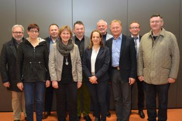 Das Bild zeigt die Mitglieder der Vorstandschaft