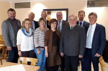 Das Bild zeigt Reinhold Hörmann bei seiner Verabschiedung.